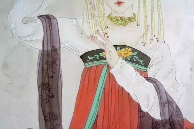 古風(fēng)詩意手繪插畫：一場風(fēng)花雪月任飄搖美！