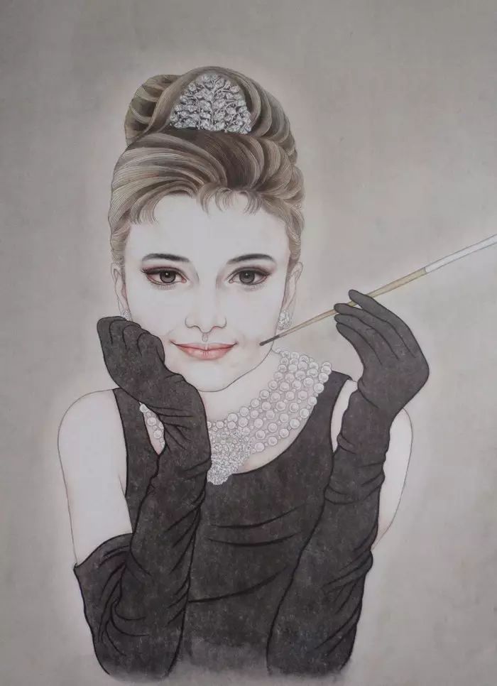 古風(fēng)詩(shī)意手繪插畫(huà)：一場(chǎng)風(fēng)花雪月任飄搖美！