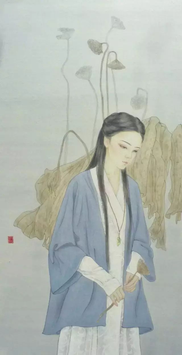 古風(fēng)詩意手繪插畫：一場(chǎng)風(fēng)花雪月任飄搖美！