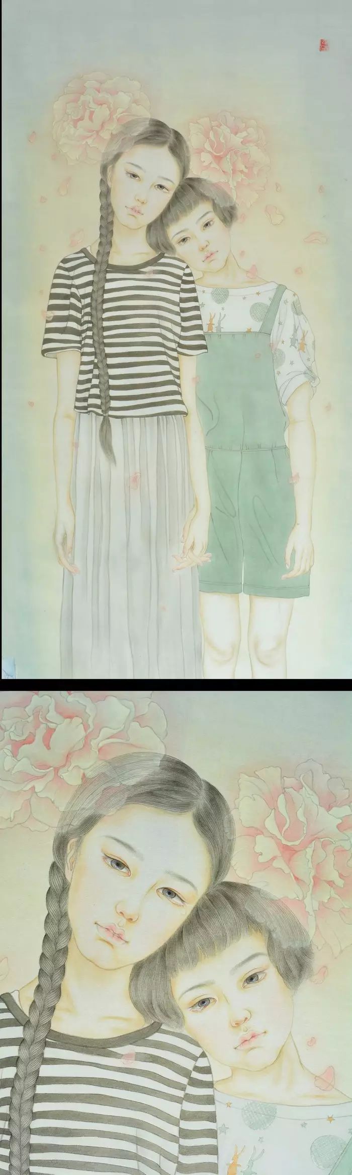 古風(fēng)詩意手繪插畫：一場(chǎng)風(fēng)花雪月任飄搖美！