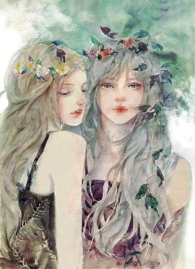 小清新少女心插畫(huà)欣賞:優(yōu)雅浪漫的少女插畫(huà)