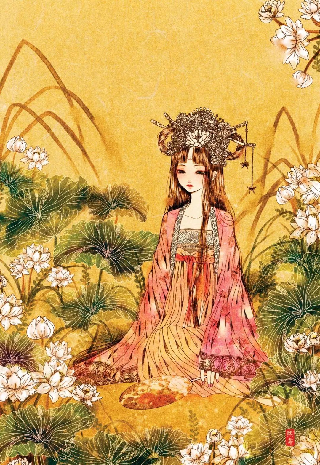 好美的水彩插畫，夢幻奇妙的插畫設(shè)計