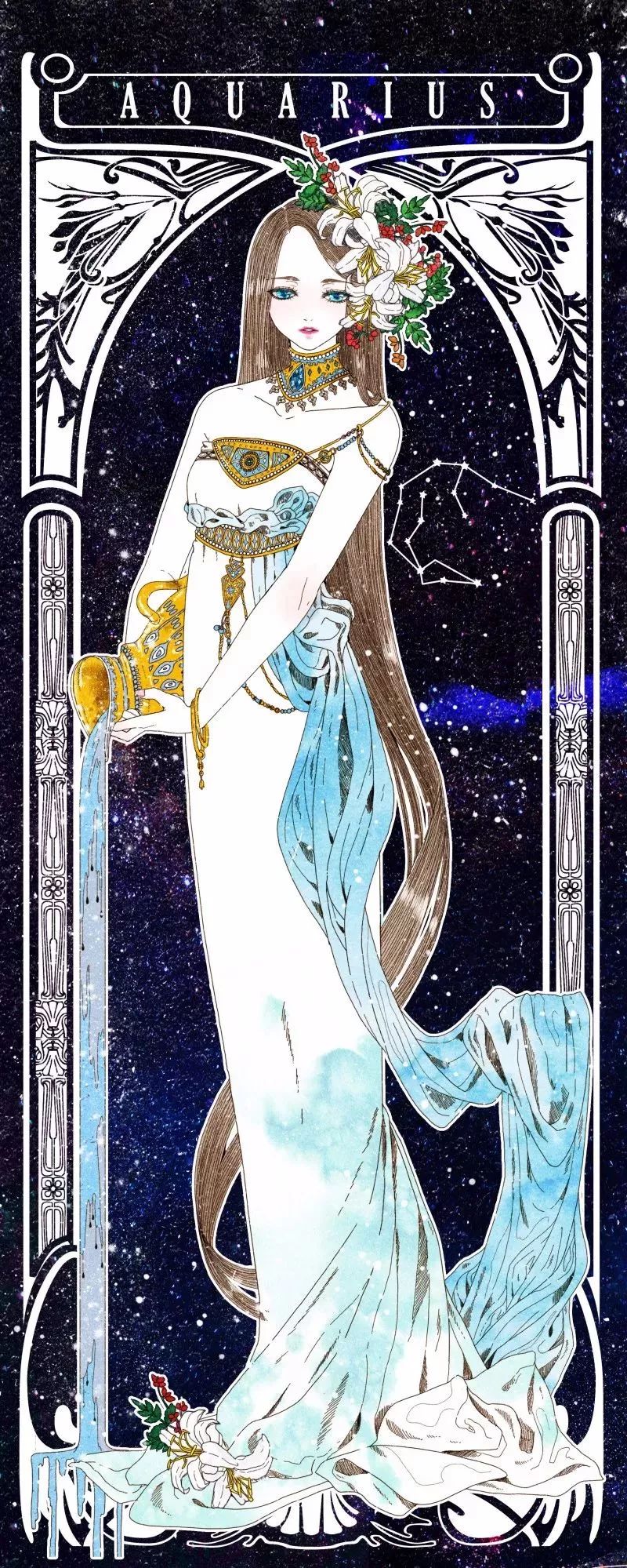 好美的水彩插畫，夢(mèng)幻奇妙的插畫設(shè)計(jì)