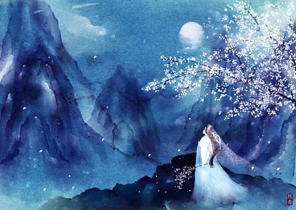 好美的水彩插畫，夢幻奇妙的插畫設計