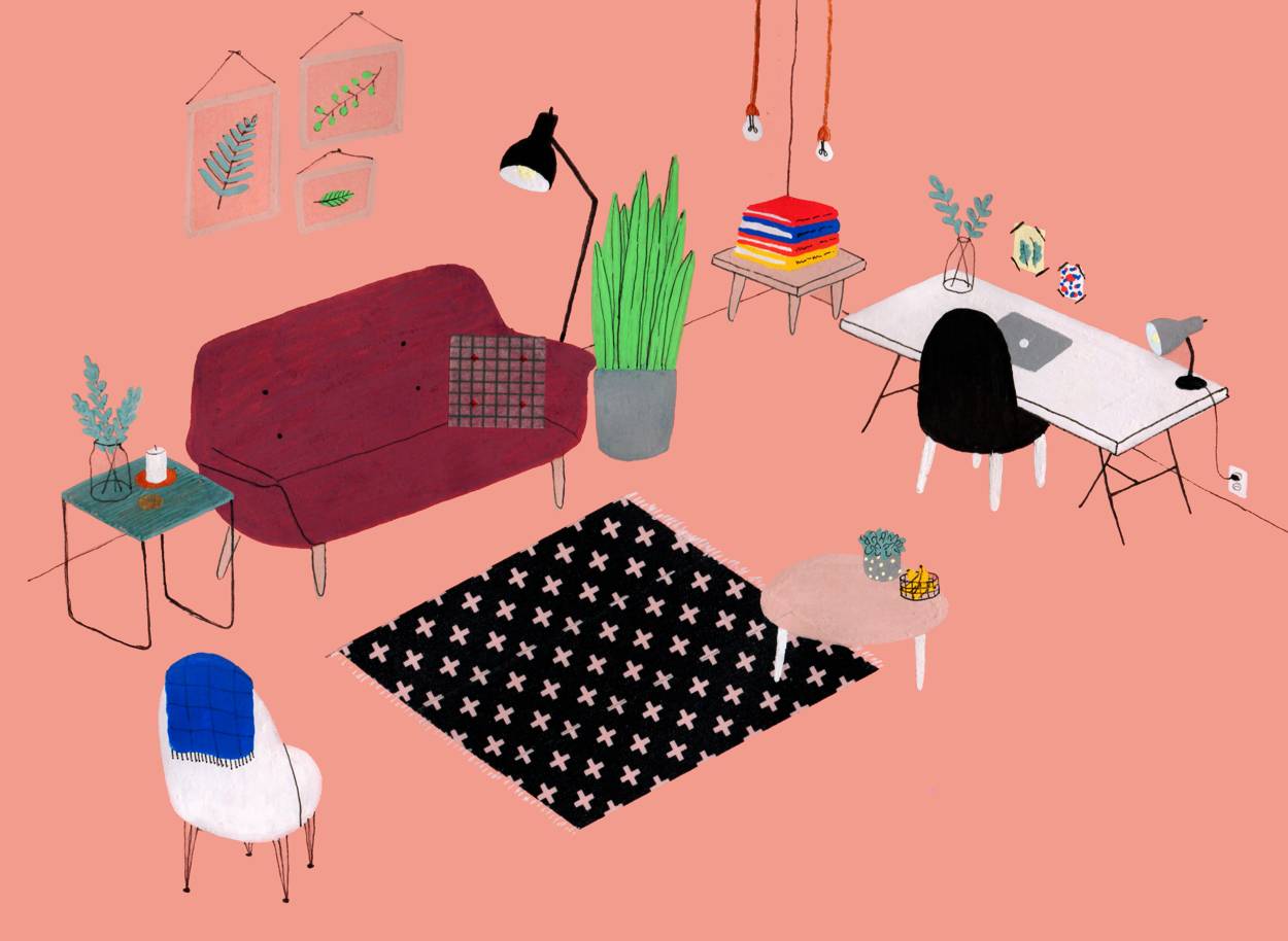 簡約小插畫，簡單小日子