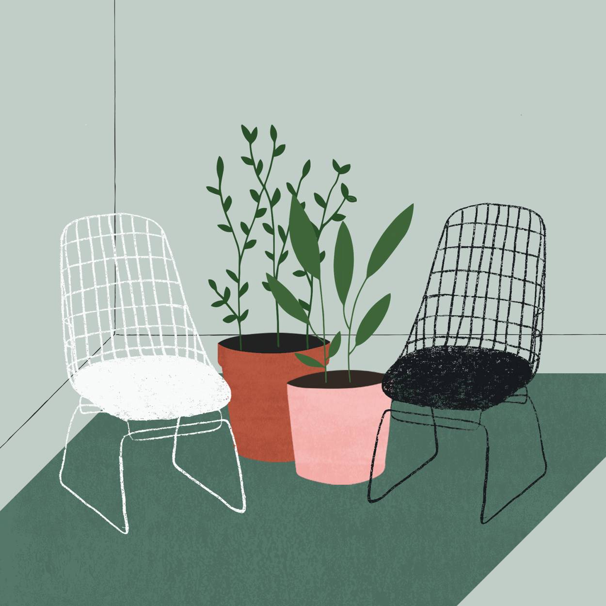 簡(jiǎn)約小插畫，簡(jiǎn)單小日子