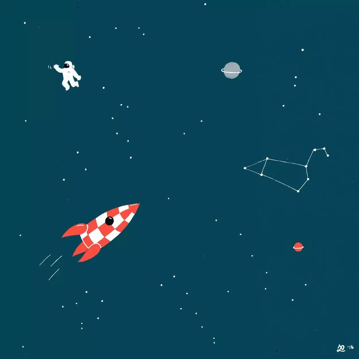 簡約小插畫，簡單小日子