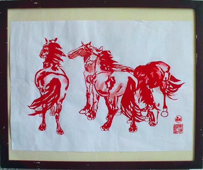 剪紙圖案：剪紙收藏簿----名家畫(huà)動(dòng)物