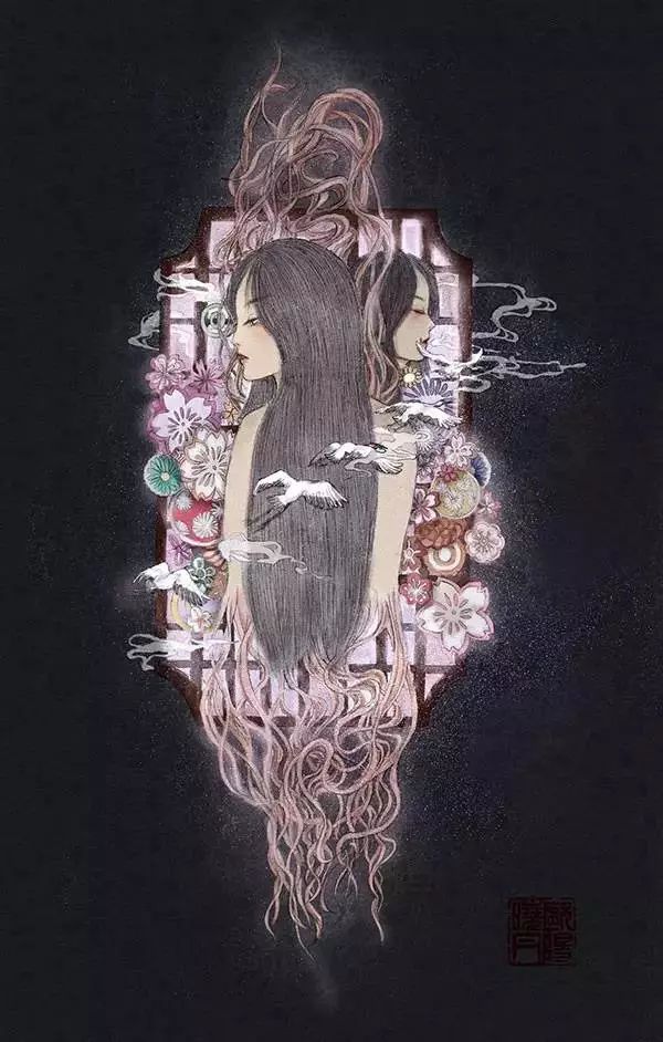 自帶仙氣的手繪插畫，古典與現(xiàn)代的巧妙結(jié)合