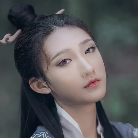 禪意喝酒女生頭像，唯美古風(fēng)真人頭像