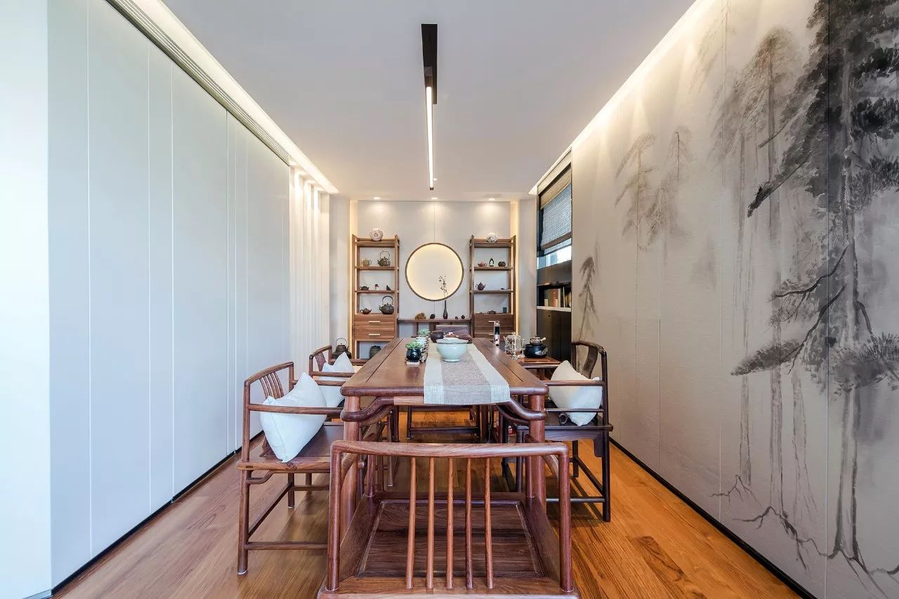 茶禪一味·兩款中式茶舍裝修設計