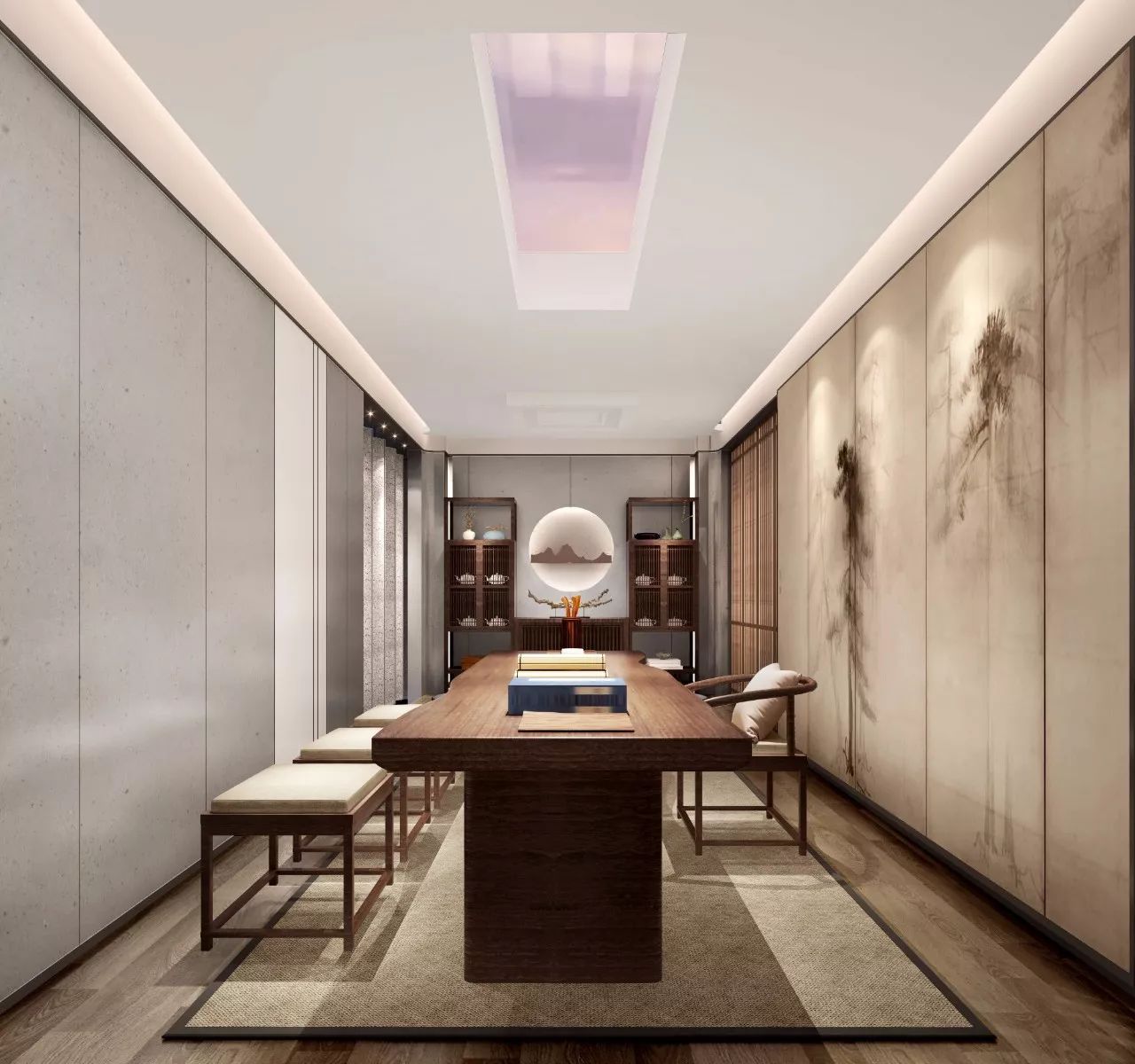 茶禪一味·兩款中式茶舍裝修設計