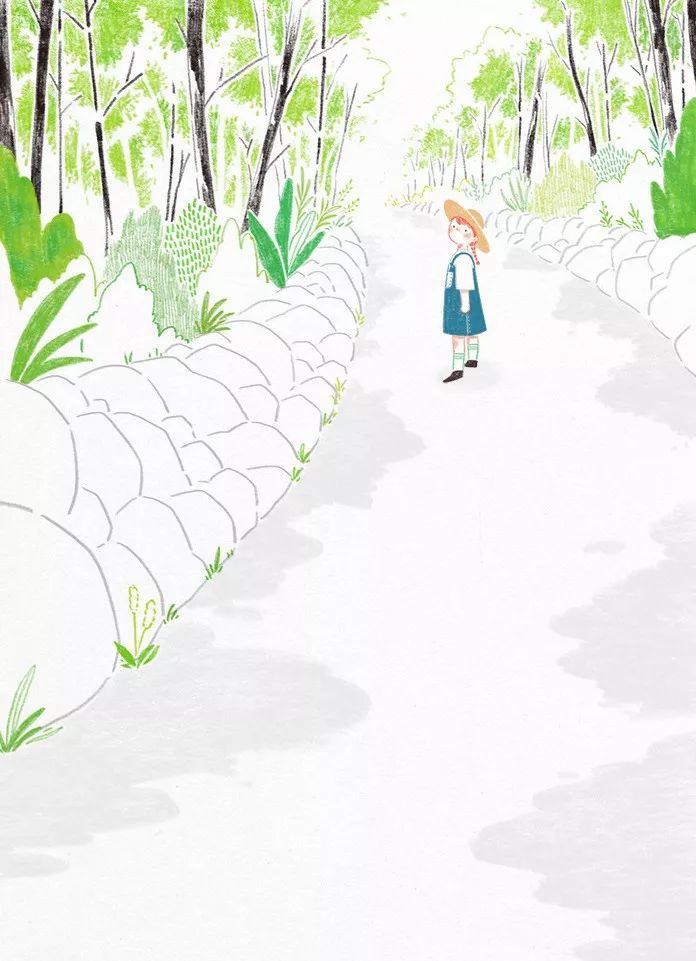 一組小清新彩鉛插畫(huà)，唯美的色彩世界!