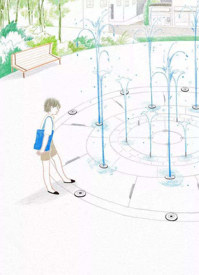 一組小清新彩鉛插畫(huà)，唯美的色彩世界!