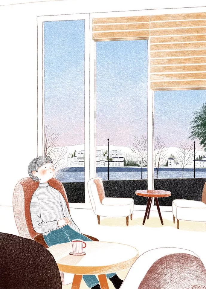 一組小清新彩鉛插畫，唯美的色彩世界!