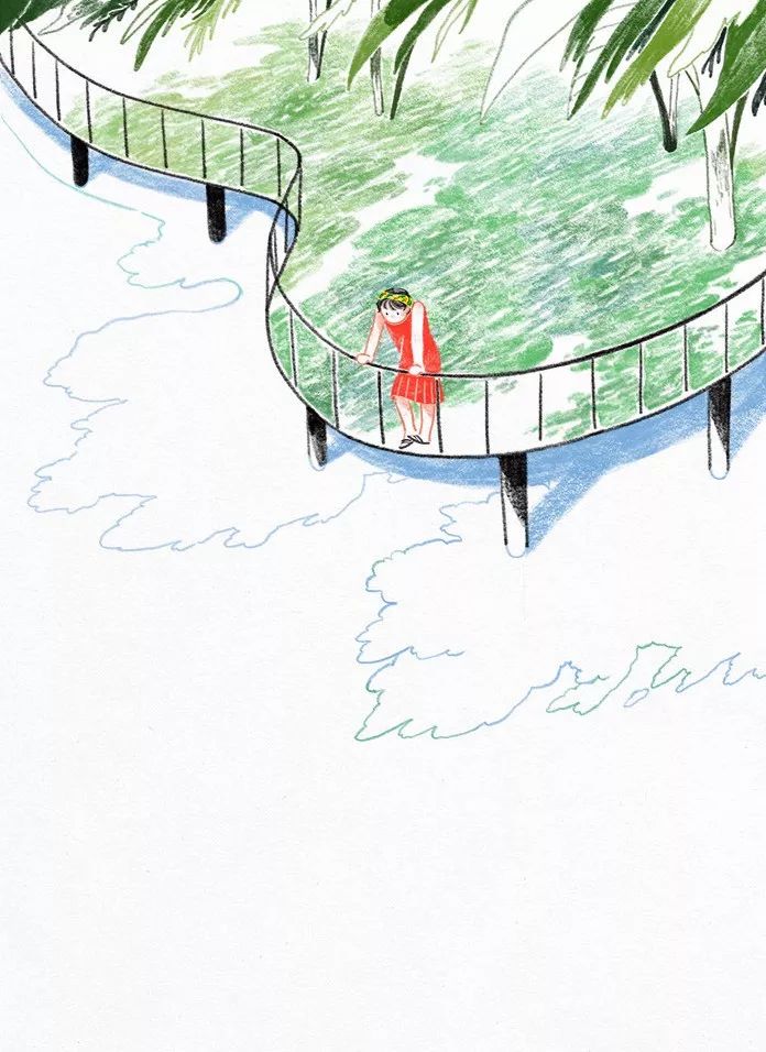 一組小清新彩鉛插畫(huà)，唯美的色彩世界!