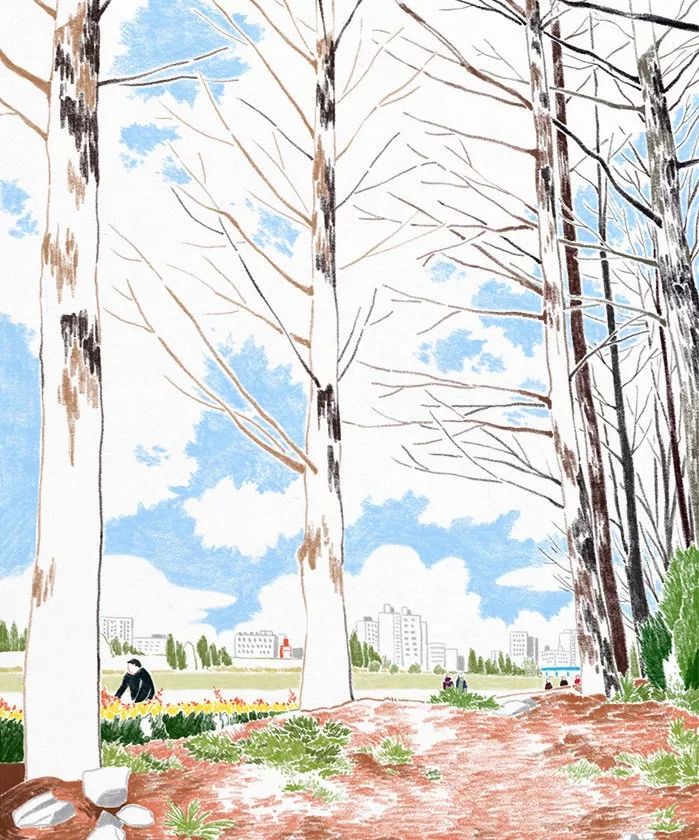 一組小清新彩鉛插畫(huà)，唯美的色彩世界!