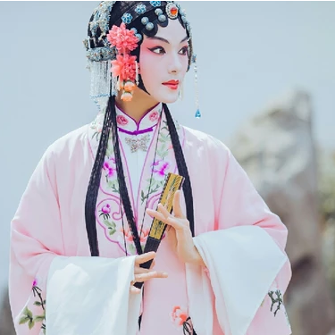 一組京劇戲曲花旦頭像，唯美古風(fēng)真人頭像