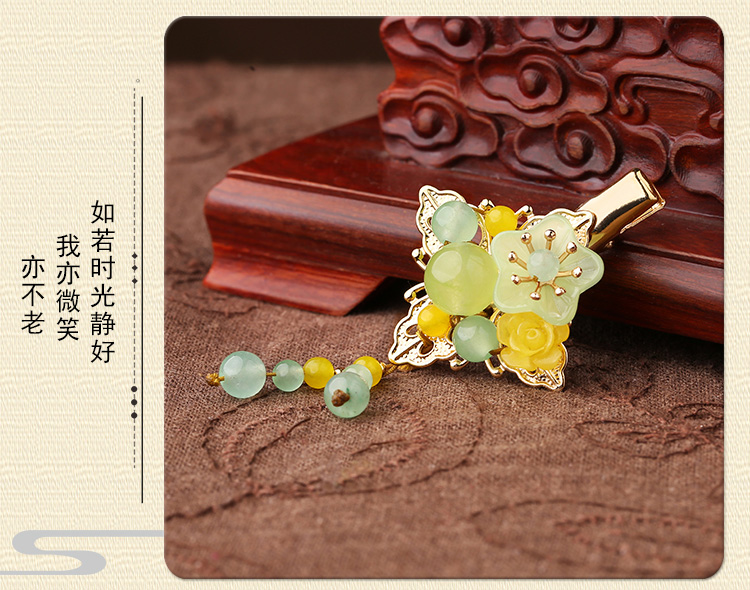 小清新復(fù)古頭飾，淑女氣質(zhì)發(fā)夾頭飾