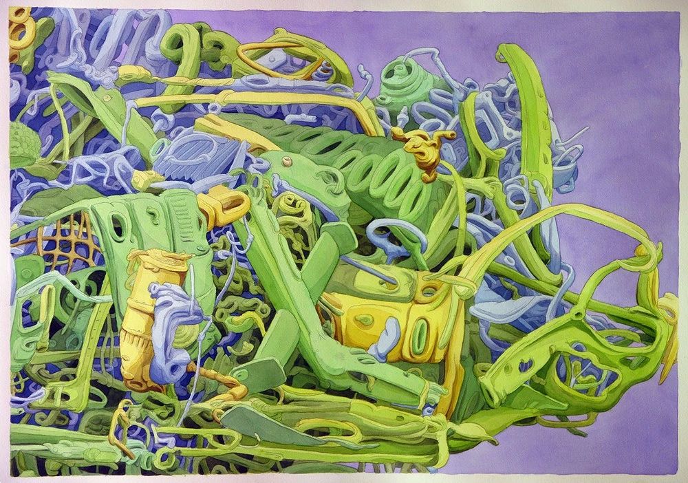 一組天馬行空插畫作品：看不一樣的視覺(jué)世界!