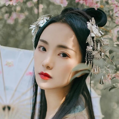 花香滿溢女生頭像，唯美古風(fēng)真人頭像
