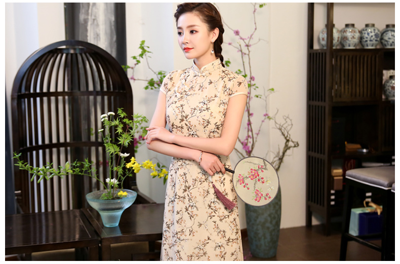 田園風花聚旗袍，小碎花風情旗袍裙!