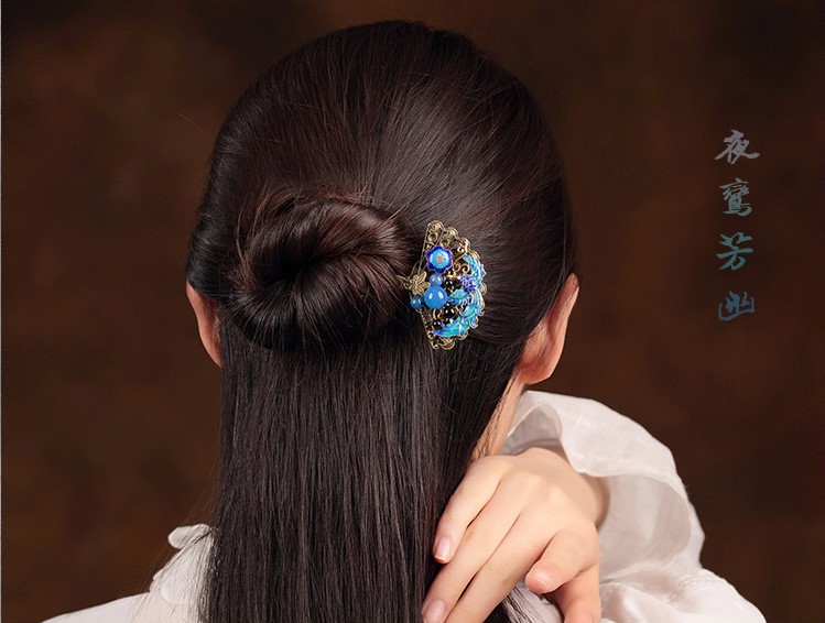 夜鸞芳幽發(fā)簪，一抹浪漫的藍(lán)!