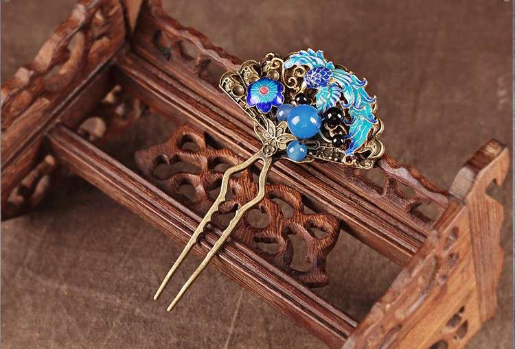 夜鸞芳幽發(fā)簪，一抹浪漫的藍(lán)!