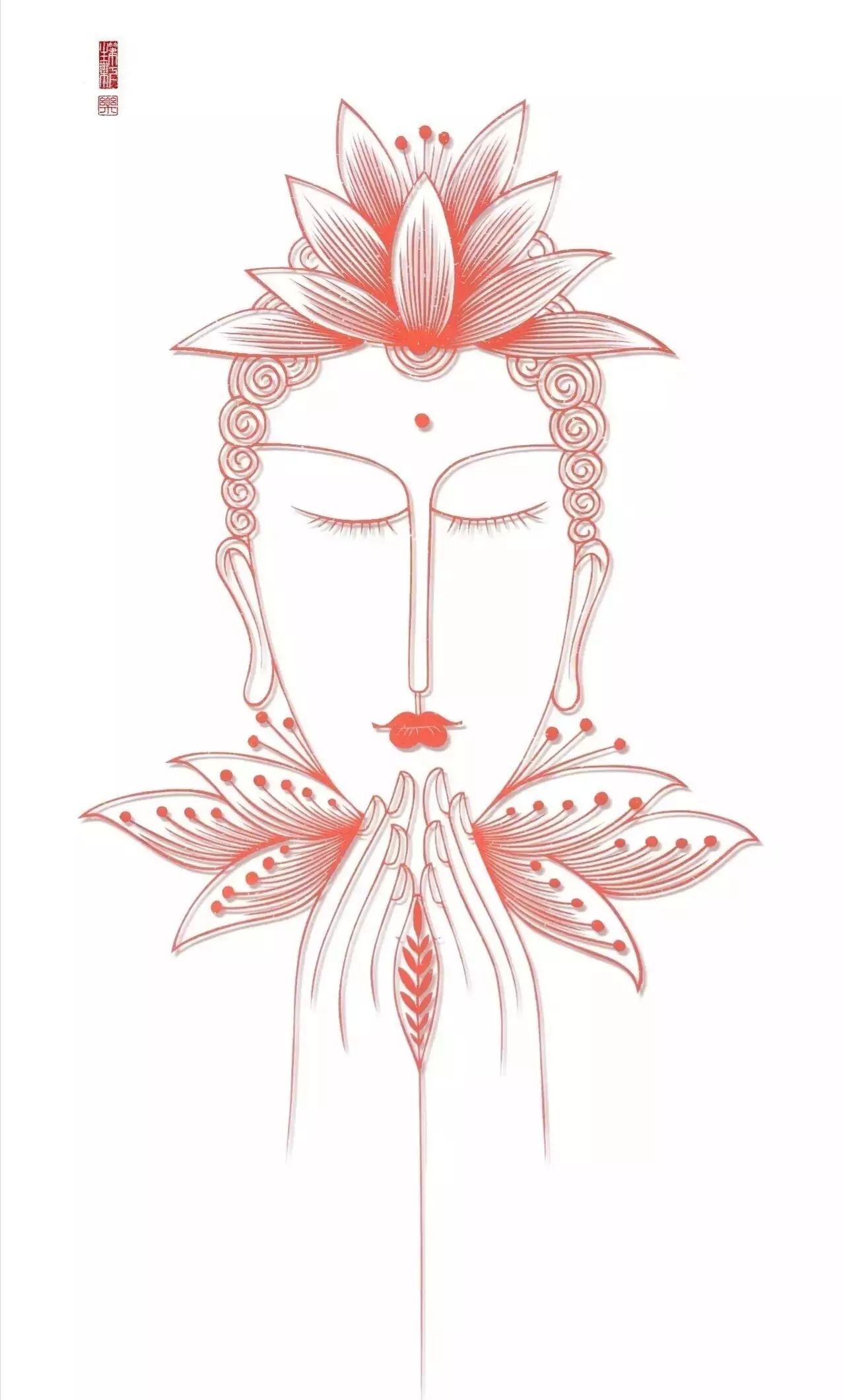 剪紙藝術作品：一次鏤空一根線條的信仰！