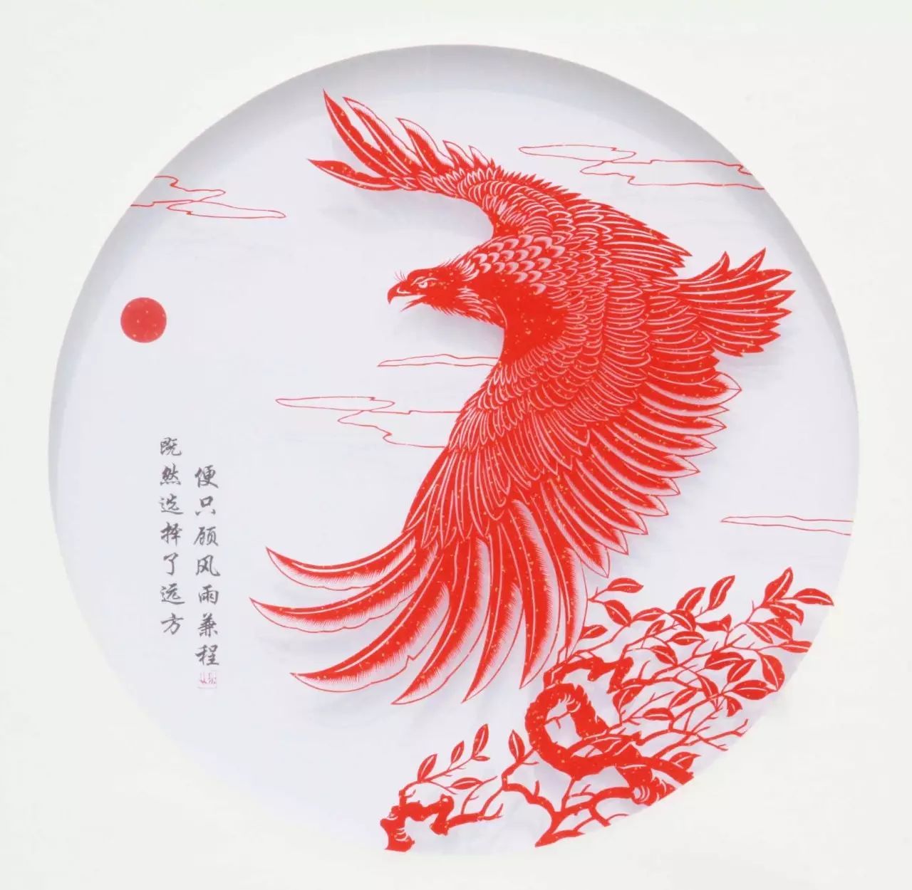 剪紙藝術作品：一次鏤空一根線條的信仰！