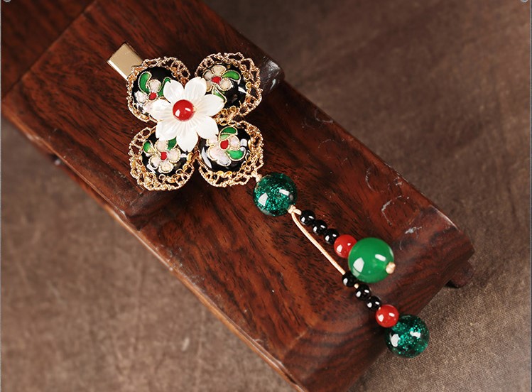 翠華春發(fā)夾，華麗典雅頭飾