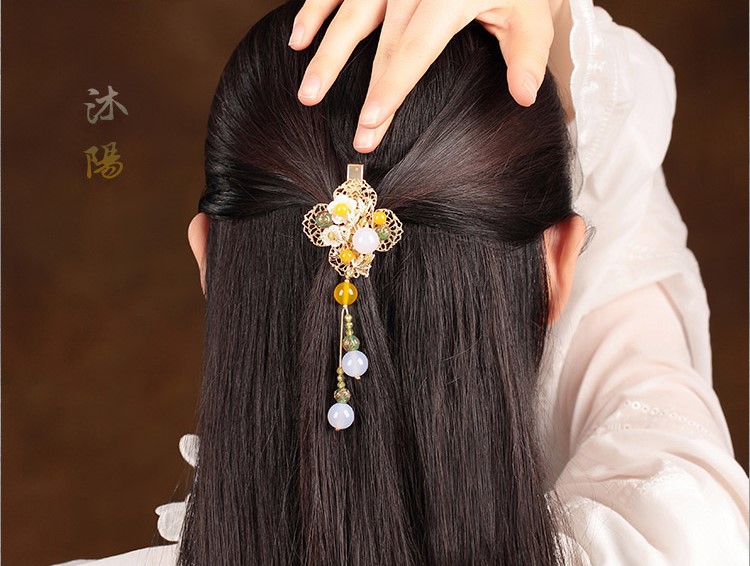 沐陽古粉發(fā)夾，向著陽光生長！