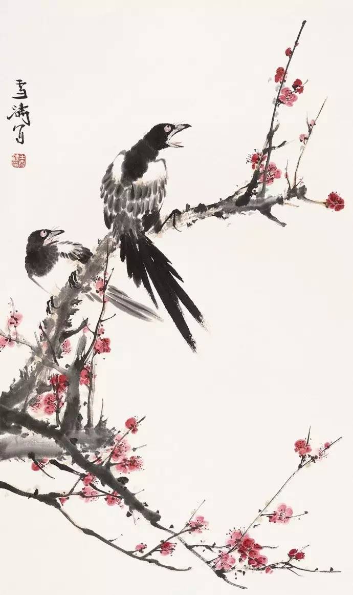 王雪濤國畫作品：28幅精品畫梅美極了！
