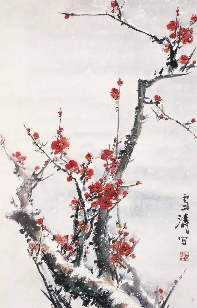 王雪濤國畫作品：28幅精品畫梅美極了！