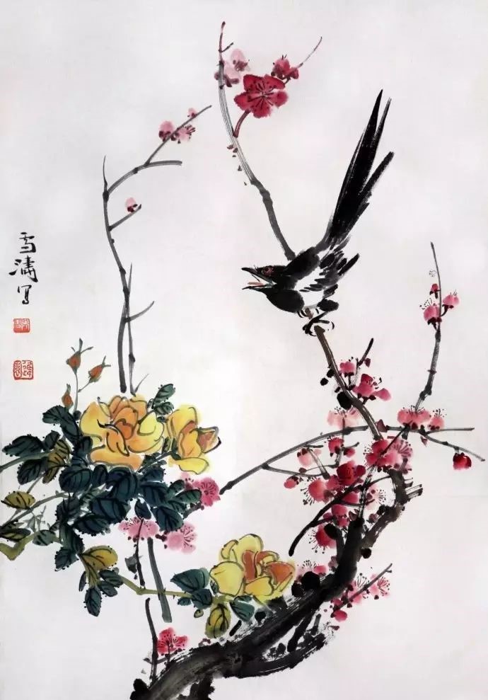 王雪濤國(guó)畫作品：28幅精品畫梅美極了！