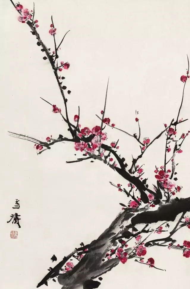 王雪濤國(guó)畫(huà)作品：28幅精品畫(huà)梅美極了！