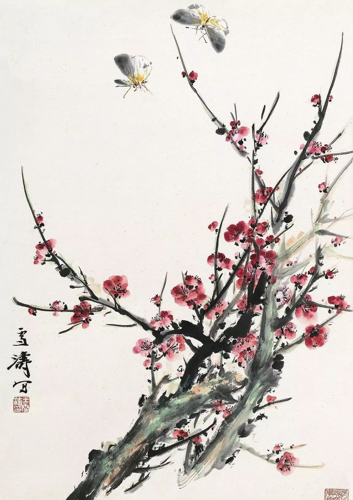 王雪濤國(guó)畫作品：28幅精品畫梅美極了！