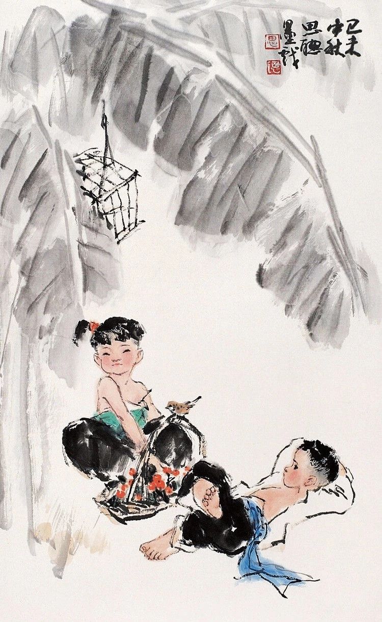 國(guó)畫里的兒童，萌翻六一兒童節(jié)！