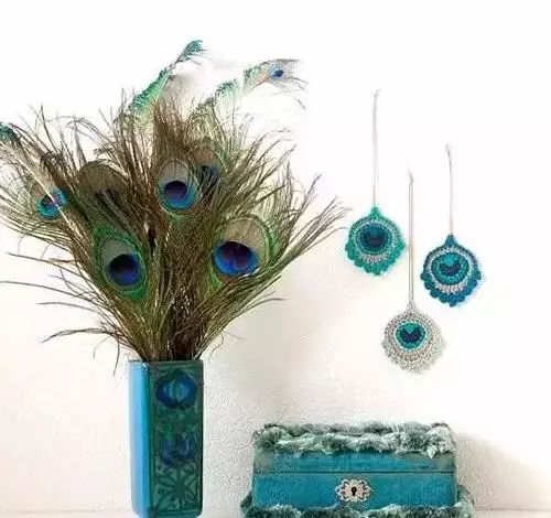 孔雀羽毛編織作品，驚艷眾人！