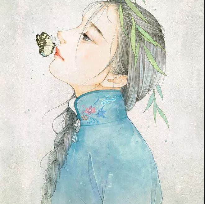 古風(fēng)女子頭像，一顰一笑盡動(dòng)人