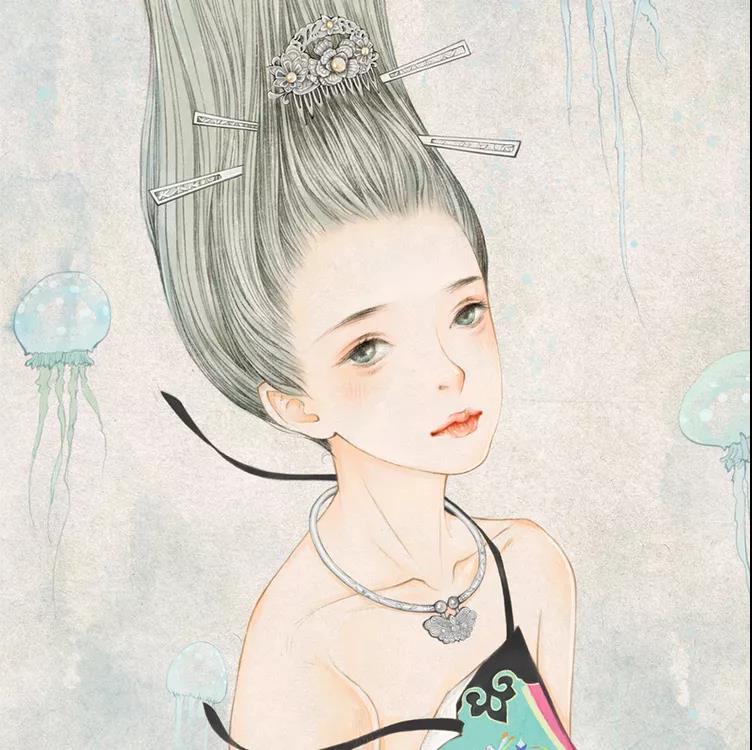 古風(fēng)女子頭像，一顰一笑盡動(dòng)人