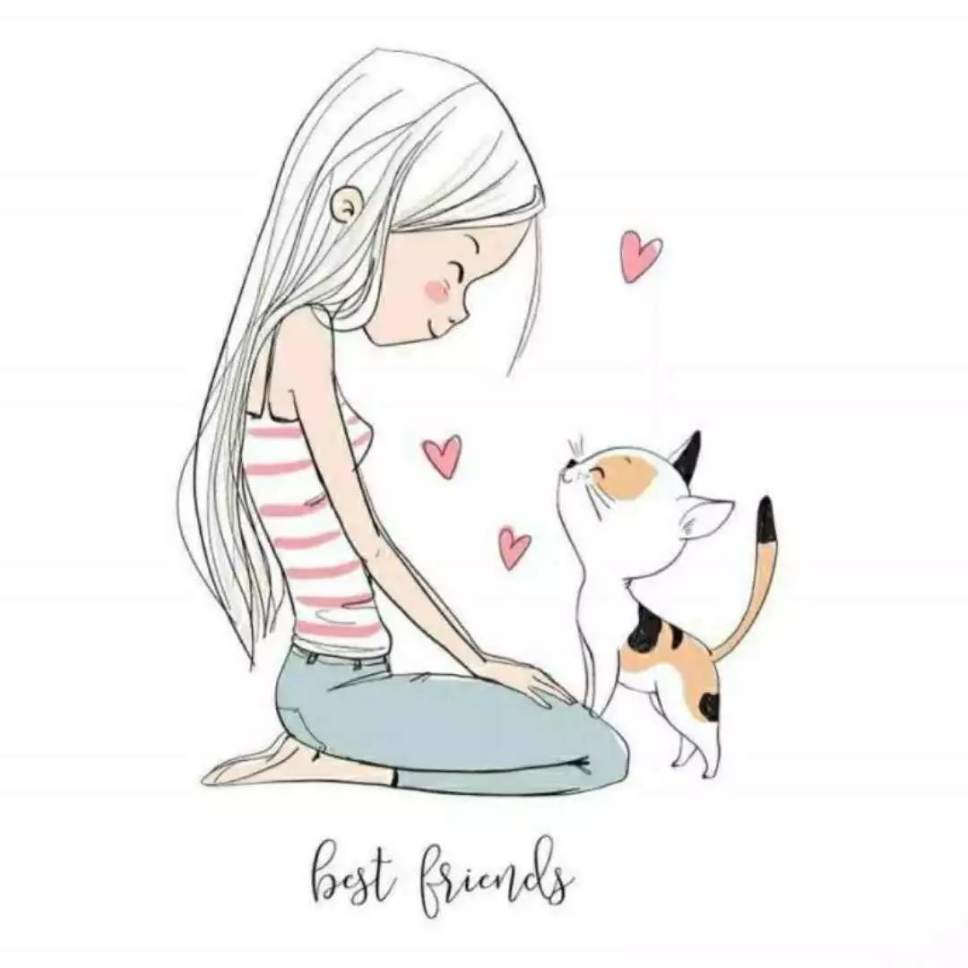 一組清新萌系簡(jiǎn)筆插畫：萌動(dòng)你的心靈！