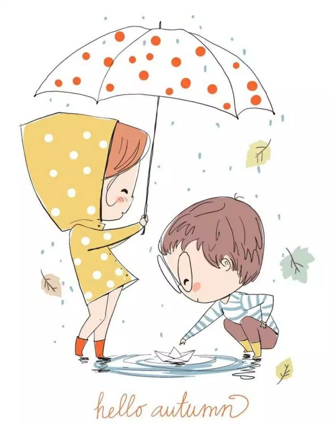 一組清新萌系簡筆插畫：萌動你的心靈！