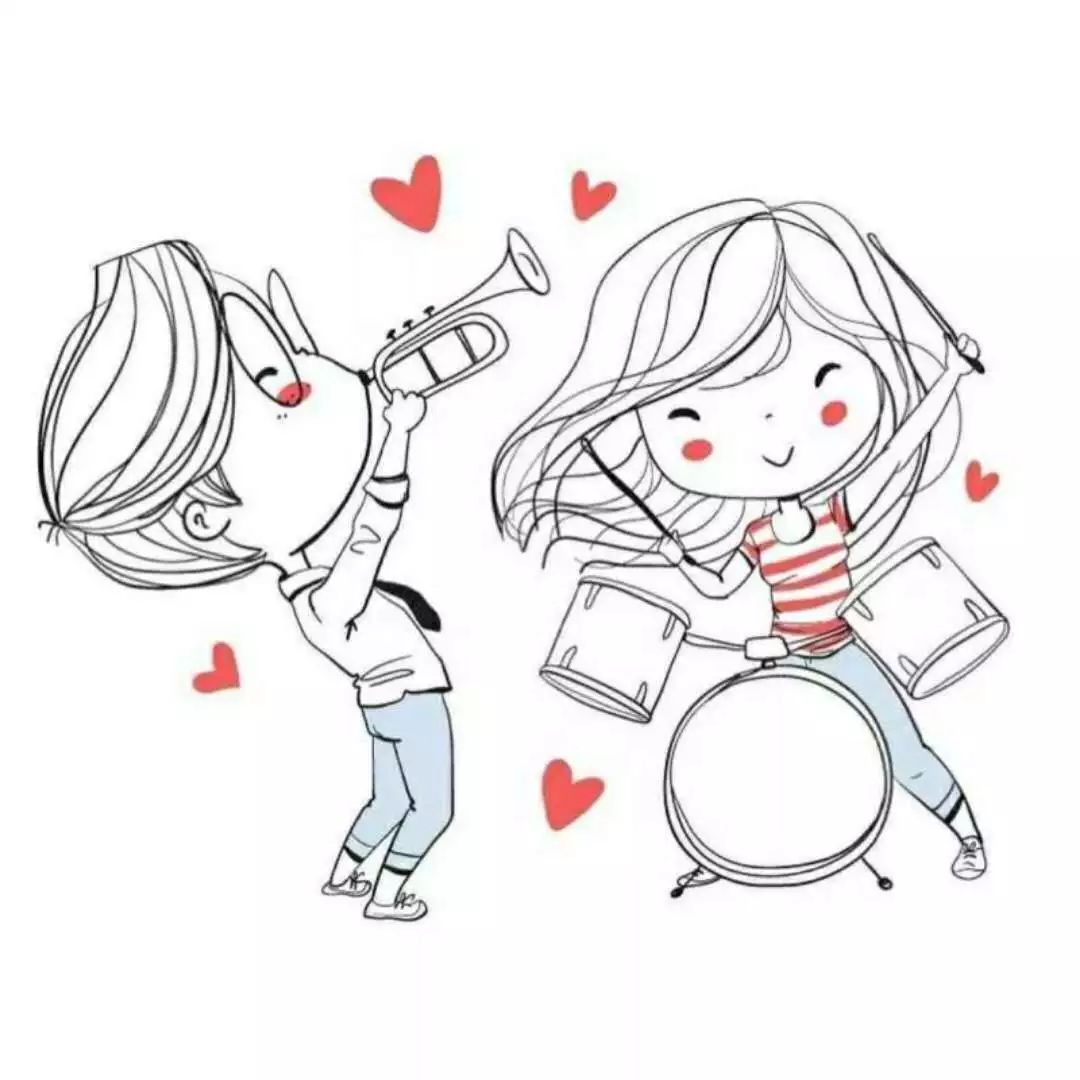 一組清新萌系簡筆插畫：萌動(dòng)你的心靈！