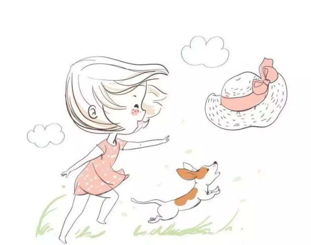 一組清新萌系簡筆插畫：萌動你的心靈！