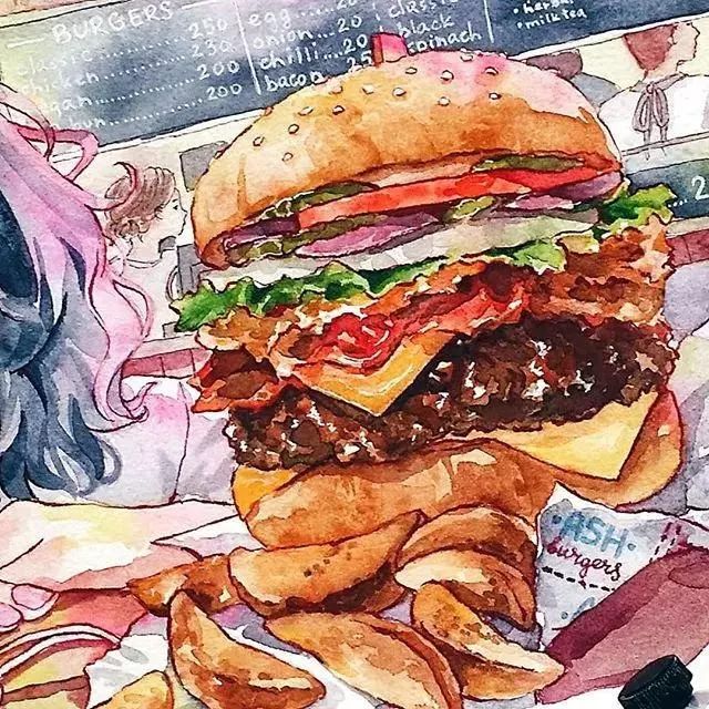 37款唯美水彩插畫(huà)：不一樣的色彩視覺(jué)！