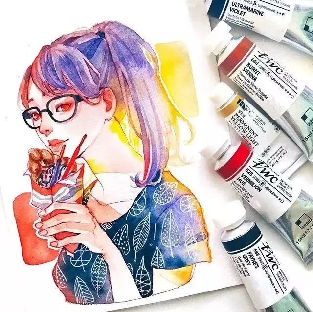 37款唯美水彩插畫(huà)：不一樣的色彩視覺(jué)！