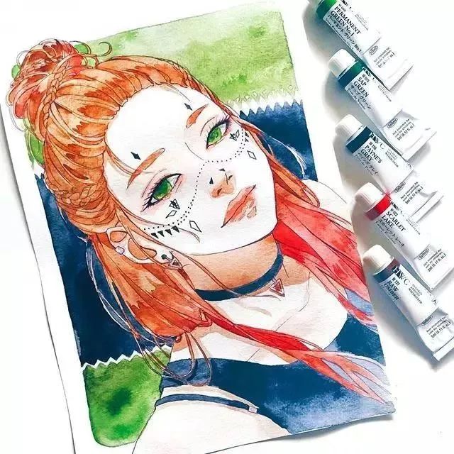 37款唯美水彩插畫(huà)：不一樣的色彩視覺(jué)！