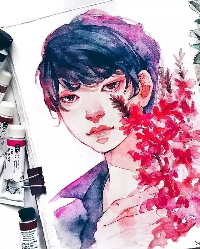 37款唯美水彩插畫(huà)：不一樣的色彩視覺(jué)！