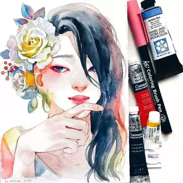 37款唯美水彩插畫(huà)：不一樣的色彩視覺(jué)！